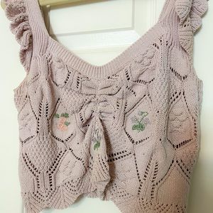 Zara floral crop top